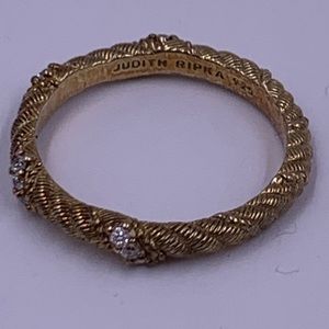 Vintage Judith Ripka Ring with CZ